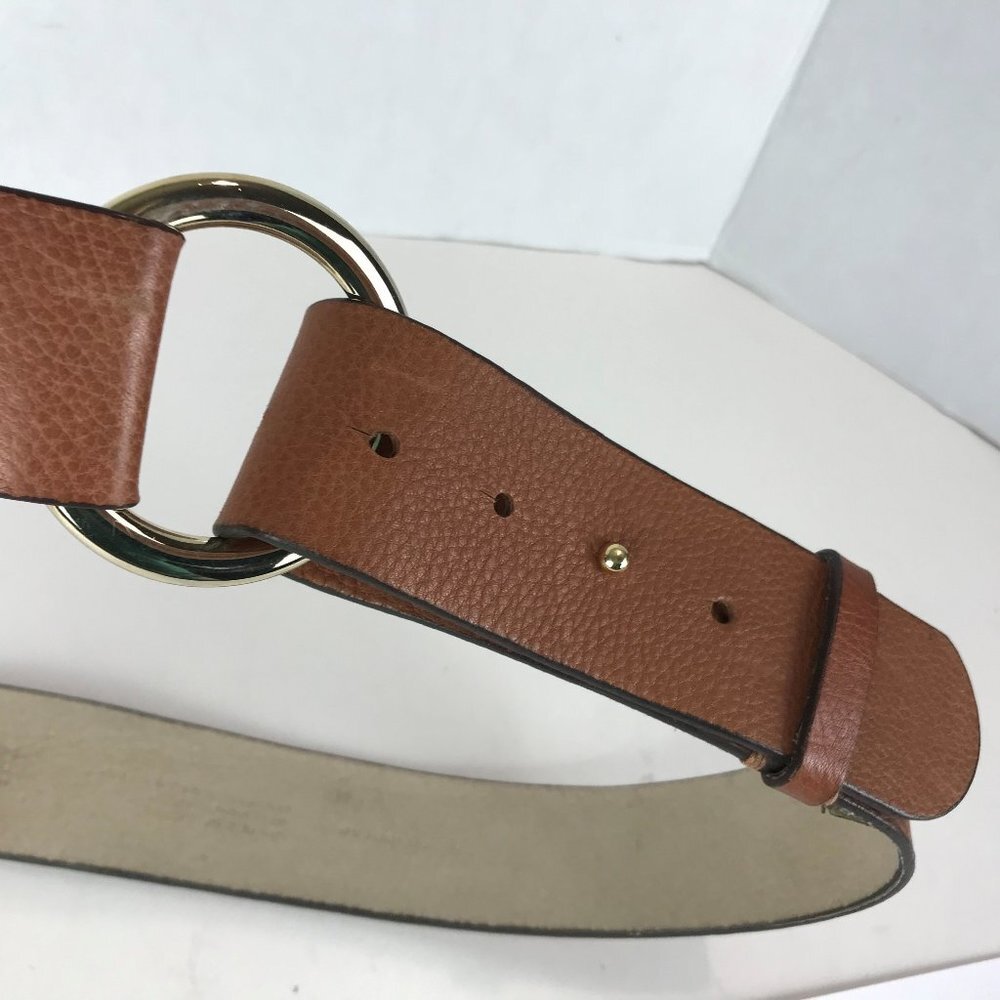 Liz Claiborne tan leather adjustable belt size M